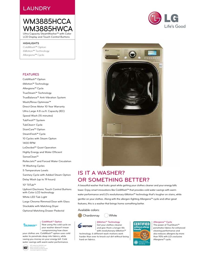 LG WM3885HCCA User manual