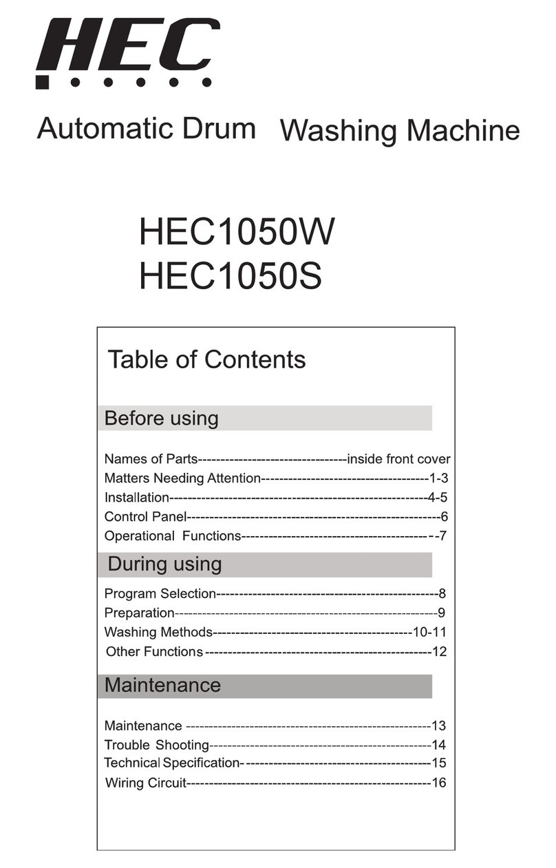 HEC HEC1050S User manual