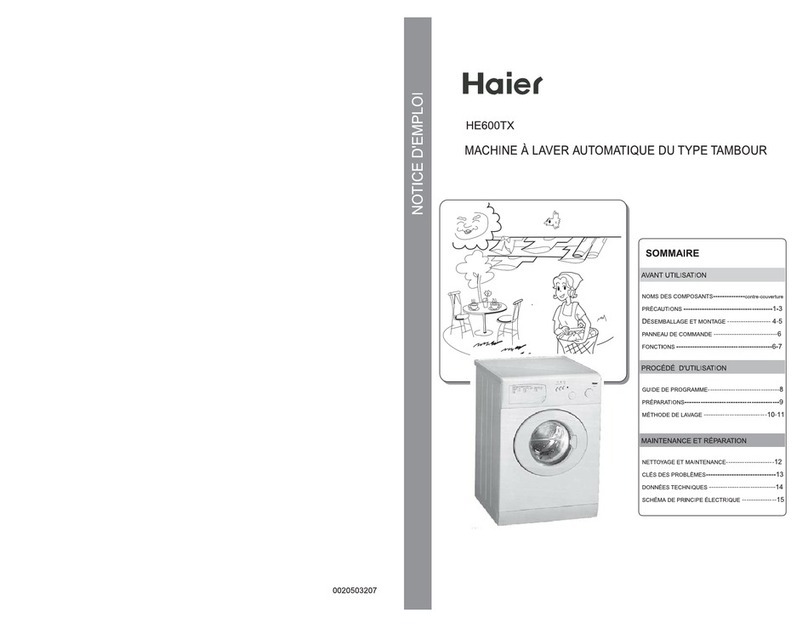 Haier HE600TX User manual Haier HE600TX User manual