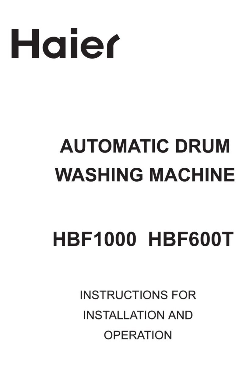 Haier HBF1000 User manual Haier HBF1000 User manual