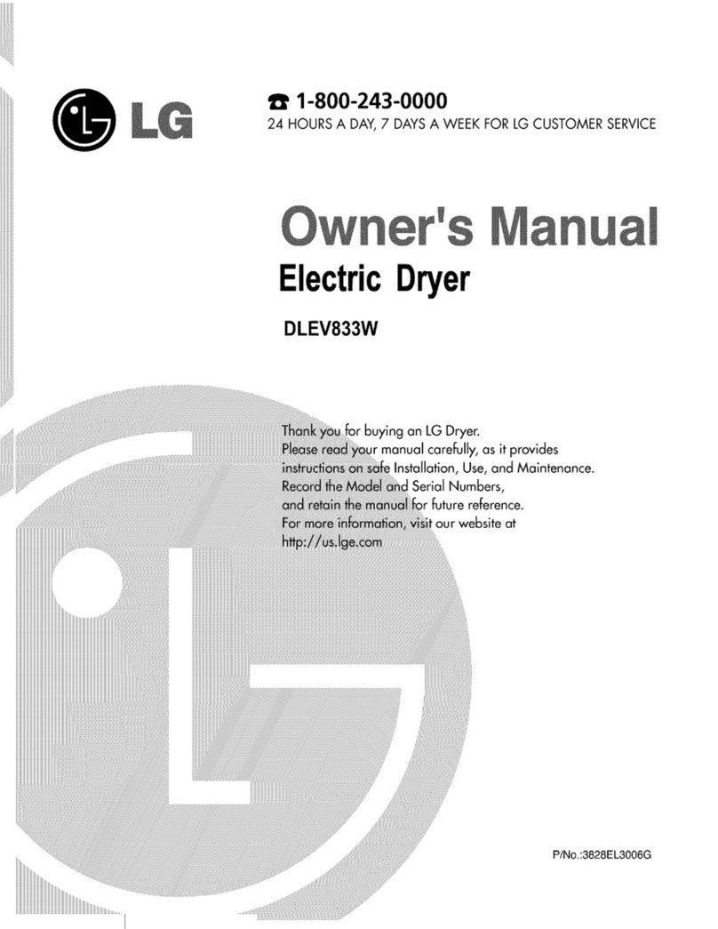 LG DLEV833W owner's manual
