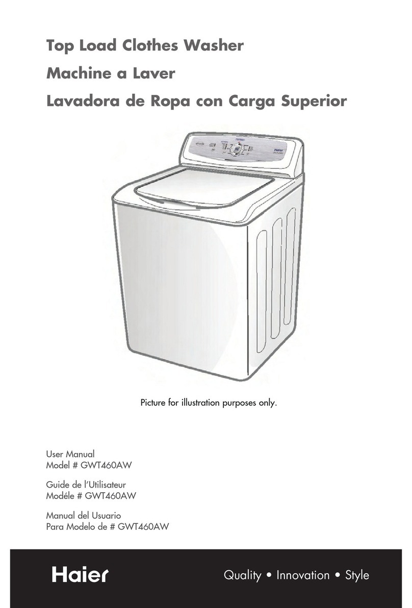 Haier GWT460AW User manual