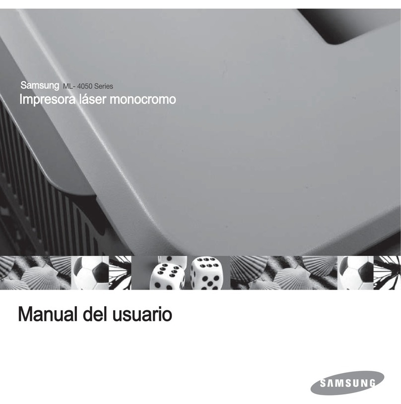 Samsung ML 4050N - B/W Laser Printer User guide Samsung ML 4050N - B/W Laser Printer User guide
