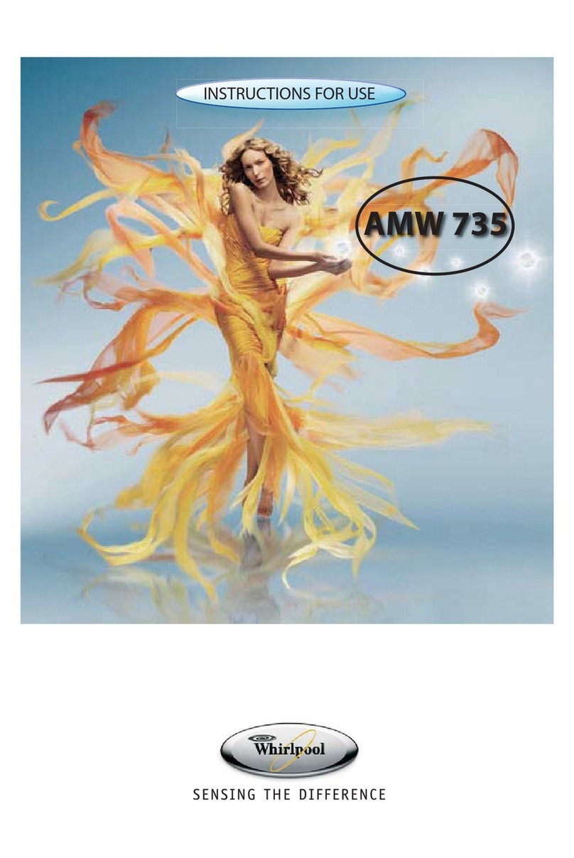 Whirlpool AMW 735 IX Instructions for use