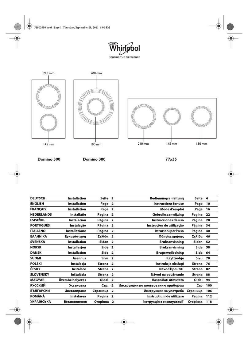 Whirlpool ACM 775/NE User manual