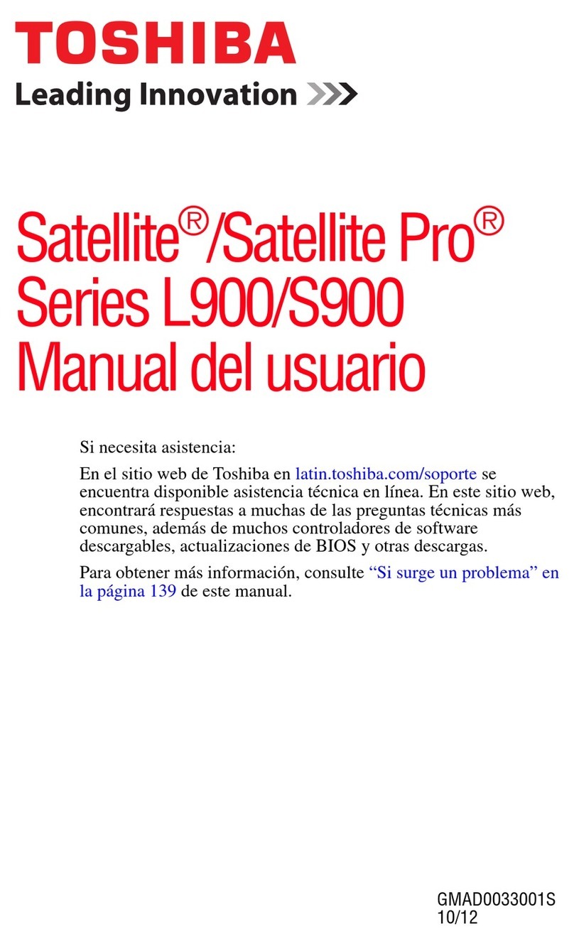 Toshiba L955-SP5301WL User manual