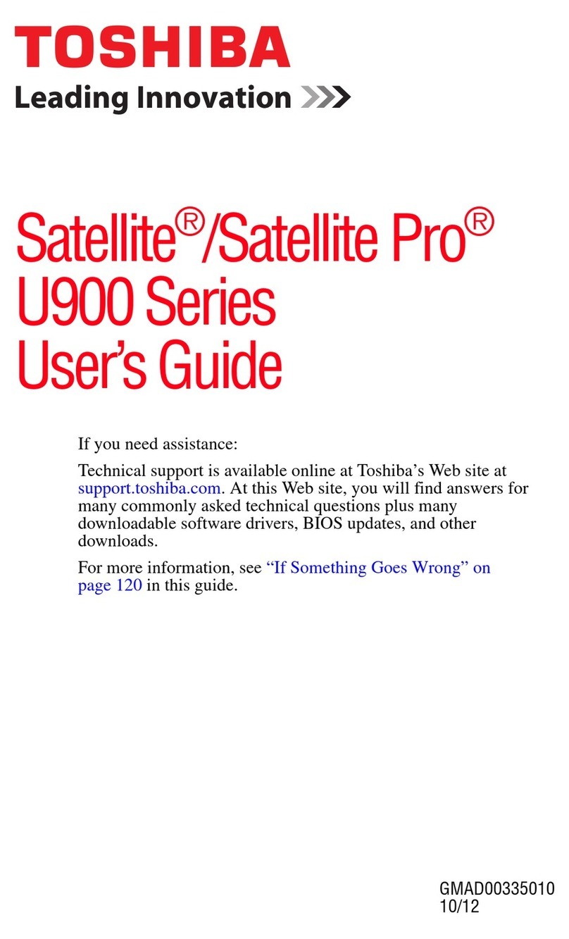 Toshiba U945-S4380 user guide