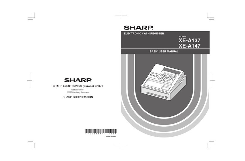 Sharp XE-A137-WH Operation Basic user manual