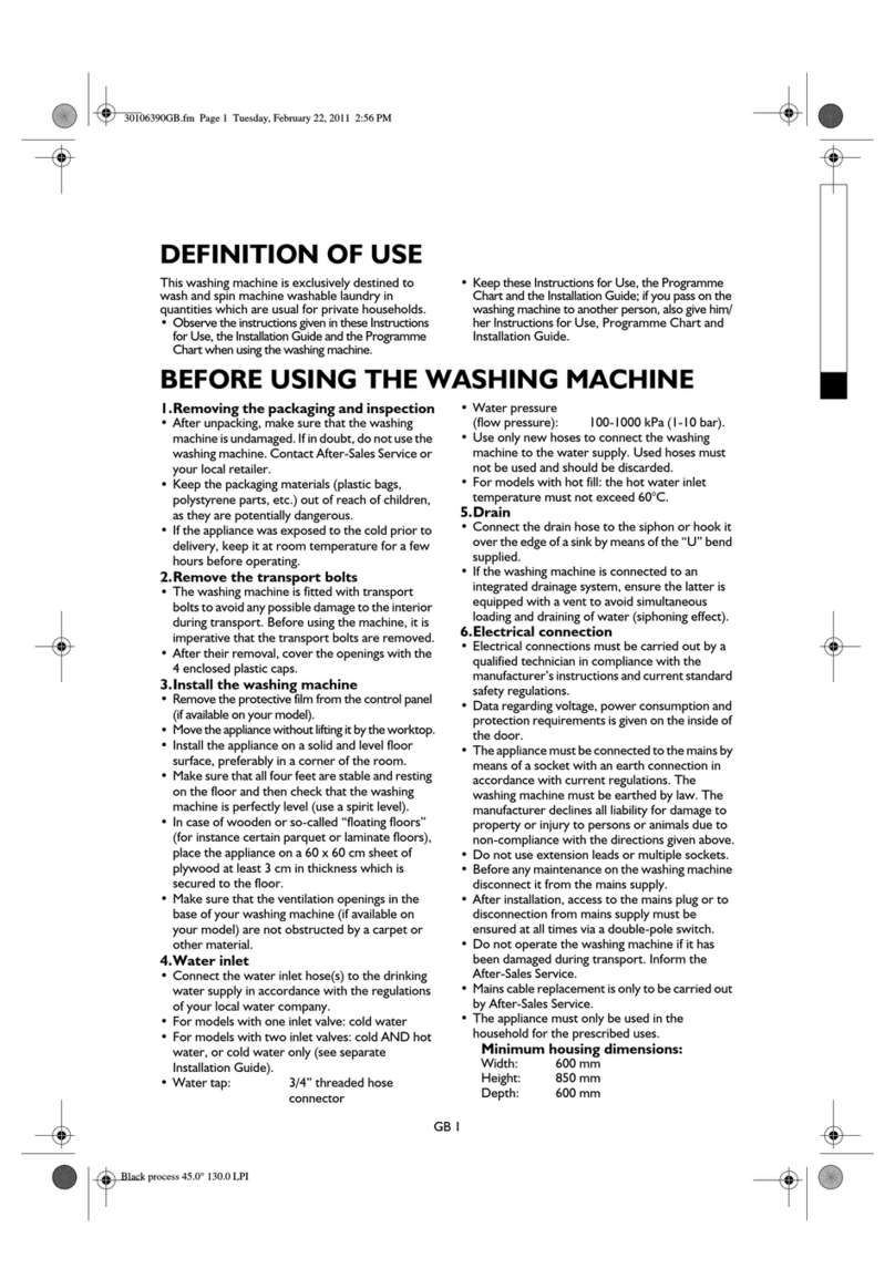 Whirlpool WWDC 8220/1 installation guide