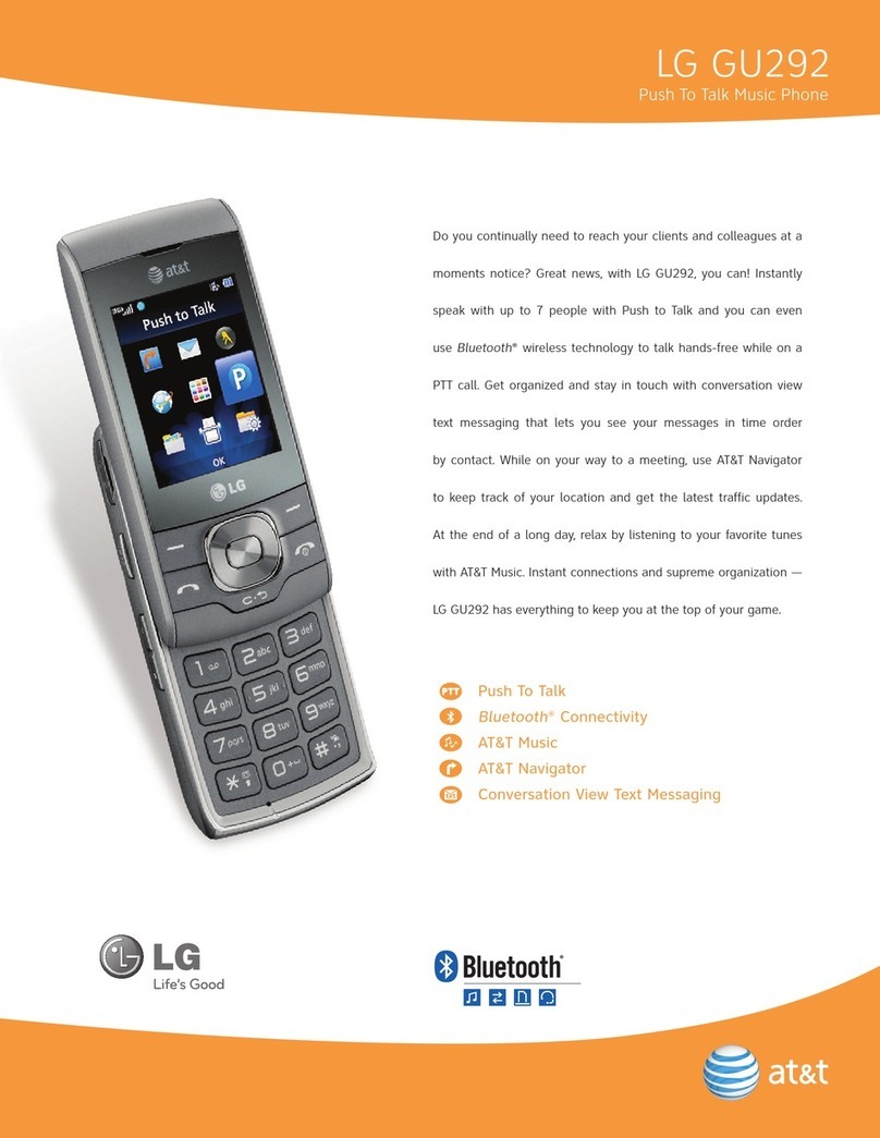 LG GU292 User manual