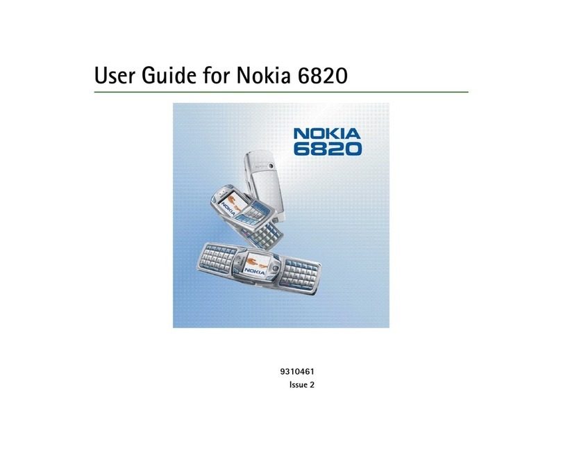Nokia 6820 - Cell Phone - GSM User manual