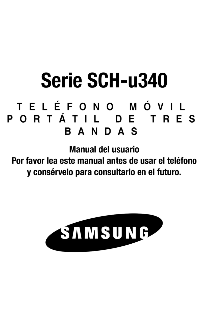 Samsung SCH U340 - Cell Phone - Verizon Wireless User guide