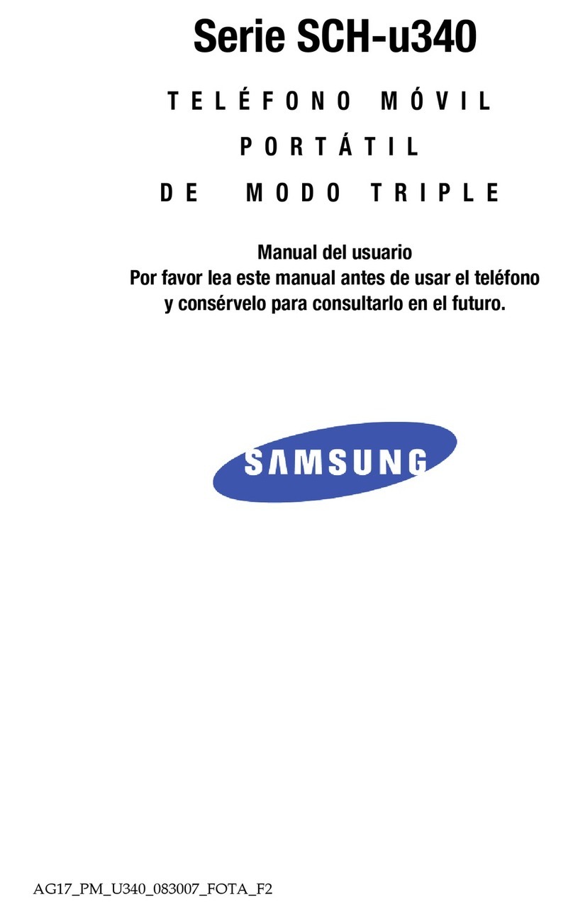 Samsung SCH U340 - Cell Phone - Verizon Wireless User guide