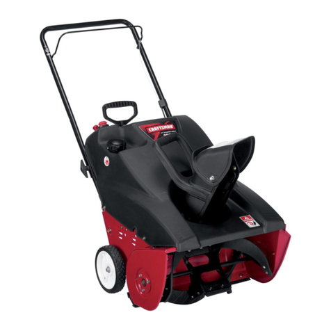 Craftsman 88704 - 123cc 4 Cycle Single Stage Snow... Operator's manual