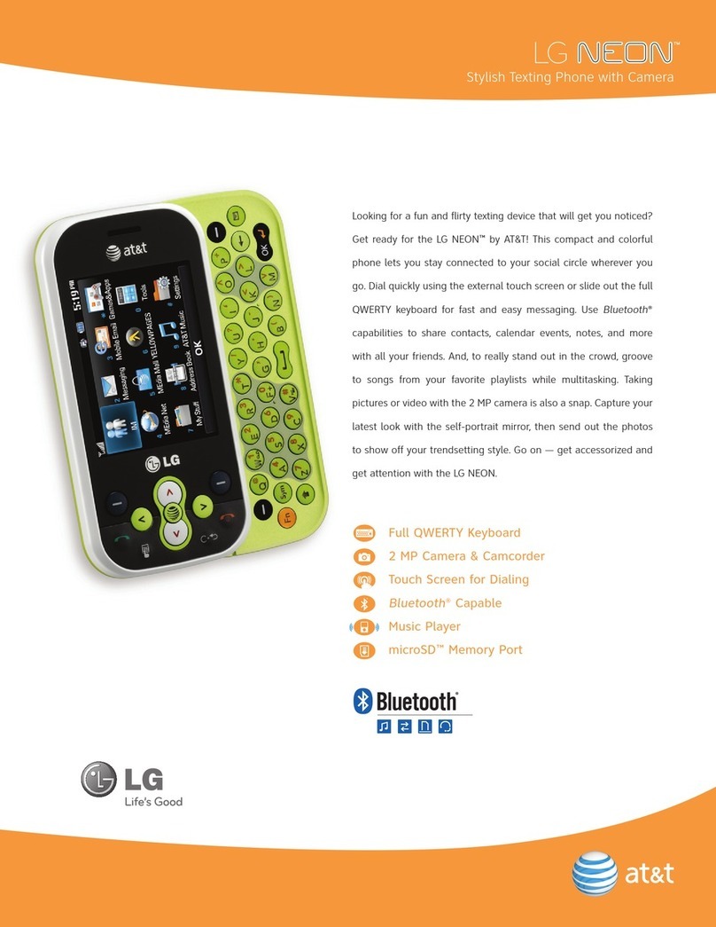 LG GT365 User manual