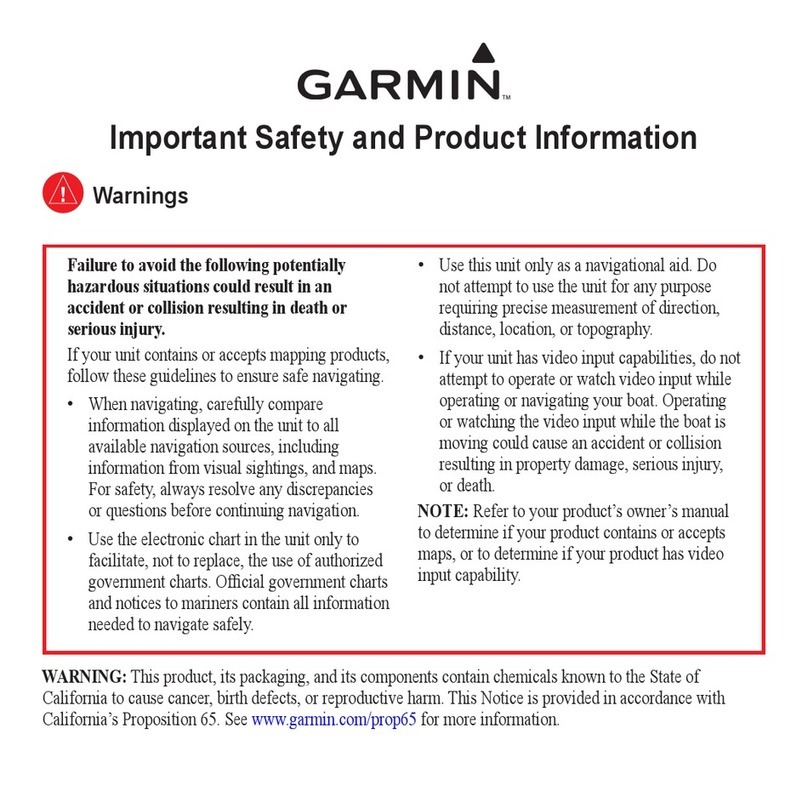 Garmin GPSMAP 5215 User manual