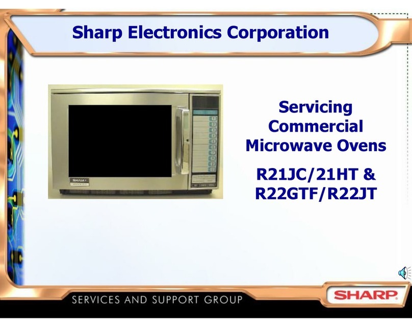 Sharp R-22JT User manual
