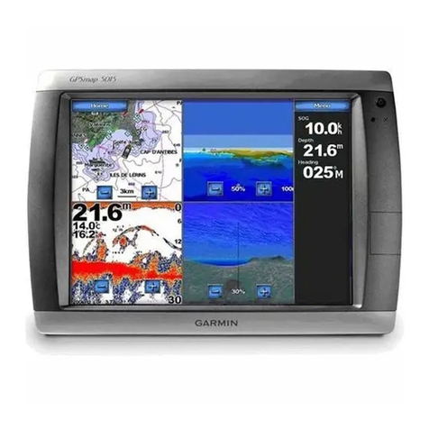Garmin GPSMAP 5015 Flush Mount Template