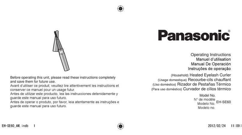 Panasonic EH-SE60VP operating instructions Panasonic EH-SE60VP operating instructions