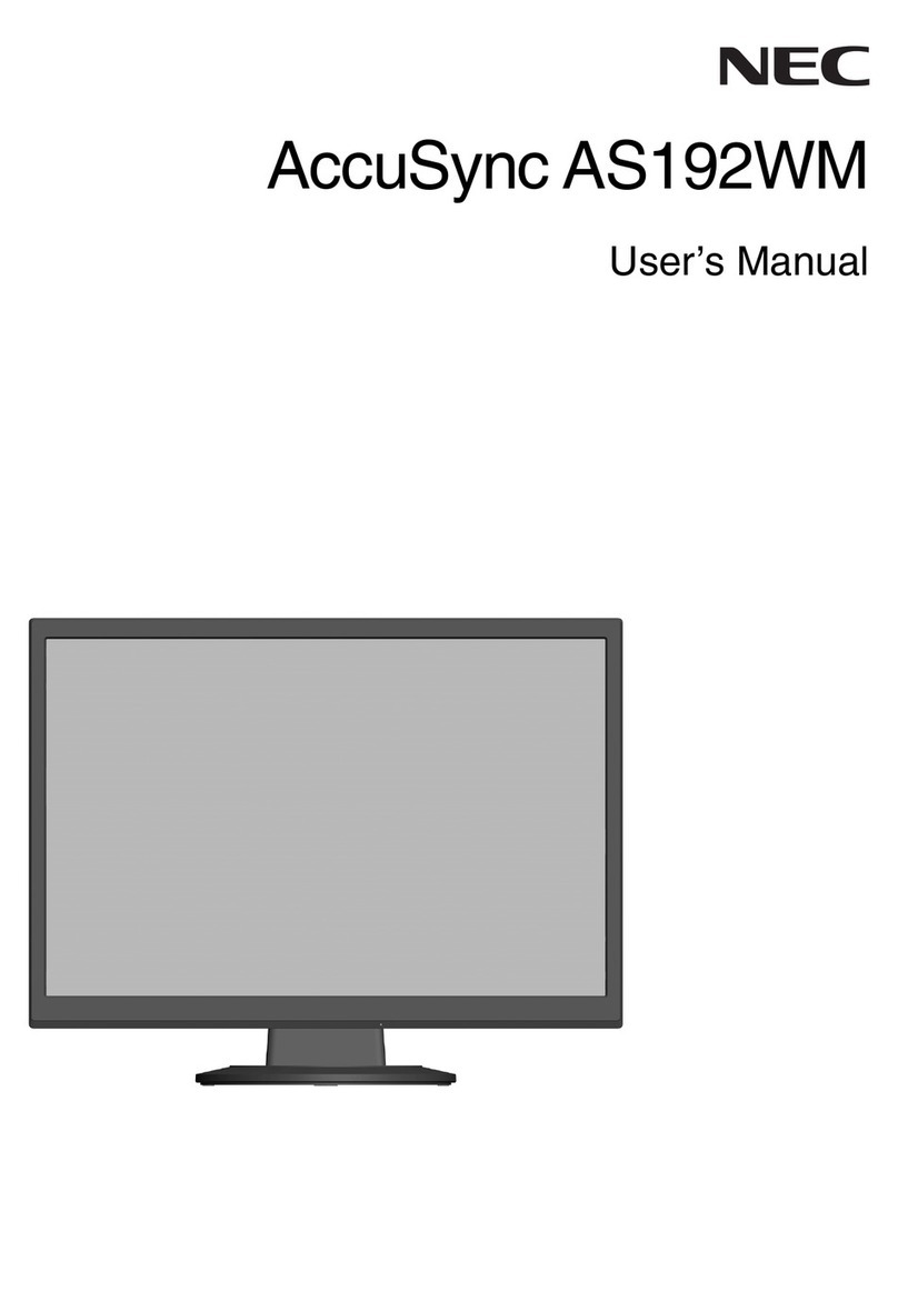 NEC AS192WM-BK User manual NEC AS192WM-BK User manual