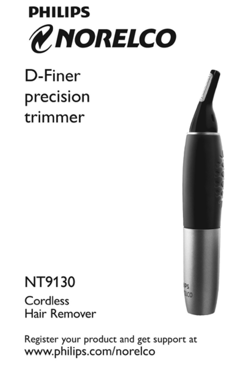 Philips Norelco NT9130 user manual