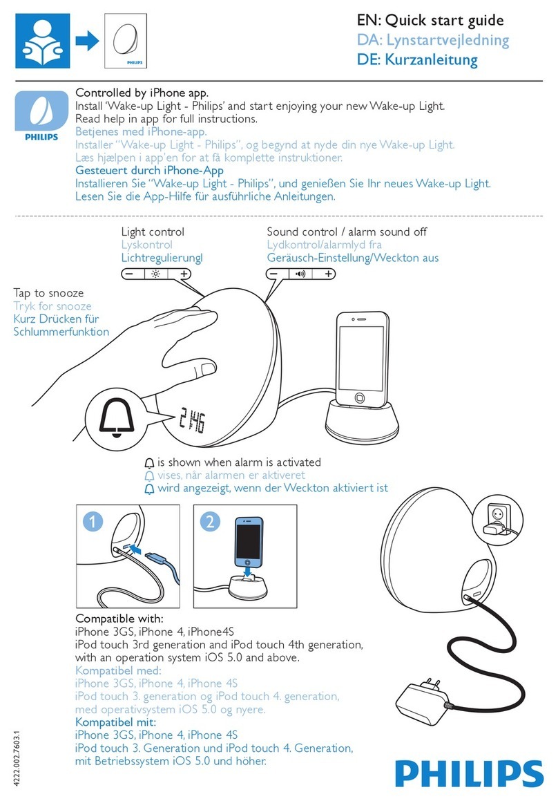 Philips HF3550/60 quick start guide