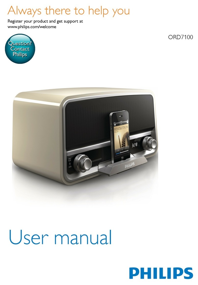 Philips ORD7100C/00 User manual