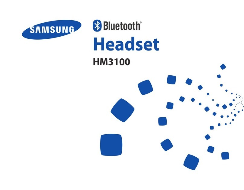 Samsung BHM3100 User manual Samsung BHM3100 User manual