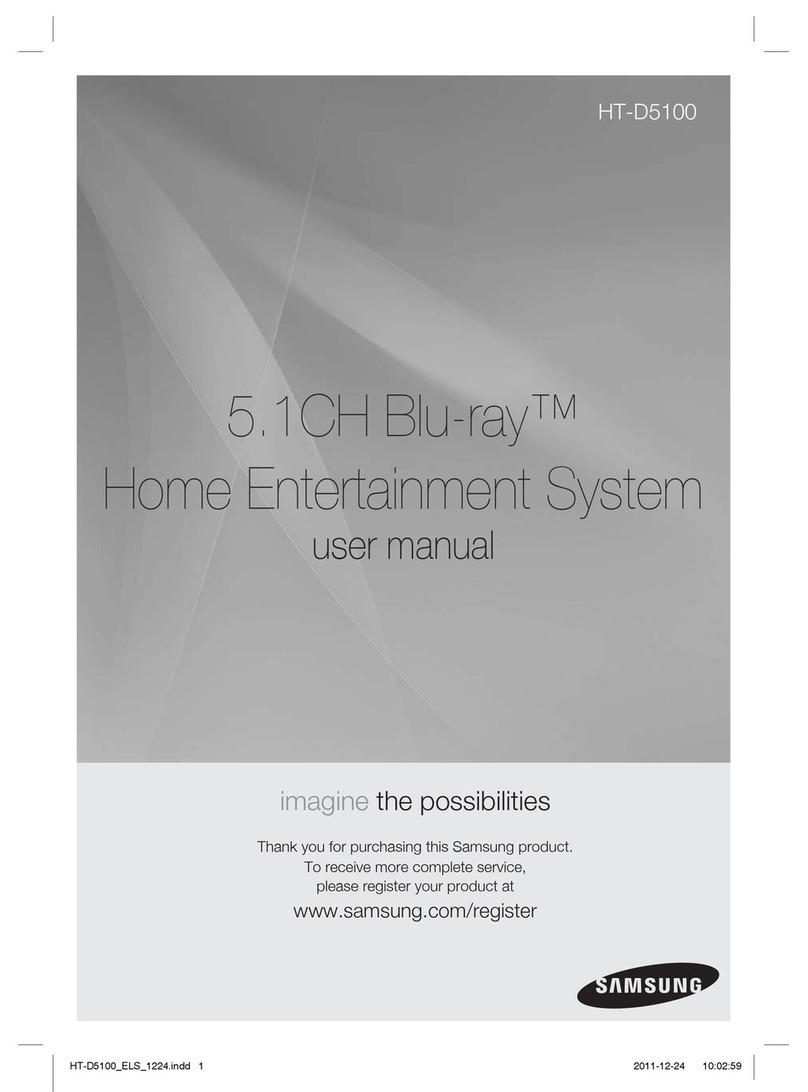 Samsung HT-D5100 User manual