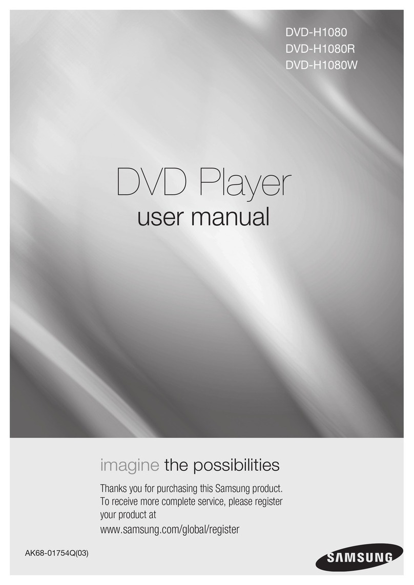 Samsung DVD-H1080R User manual