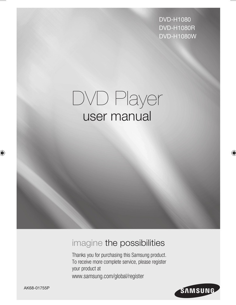 Samsung DVD-H1080R User manual