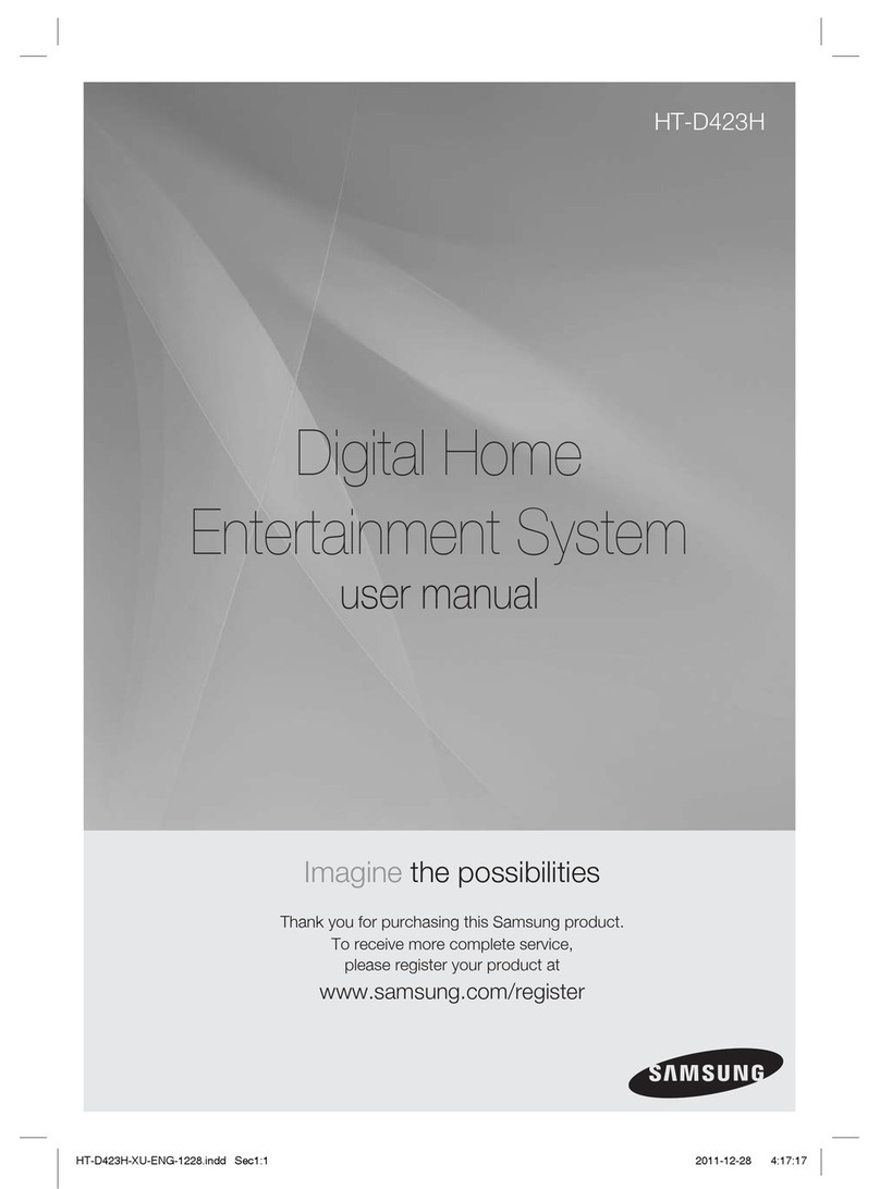Samsung HT-D423H user manual