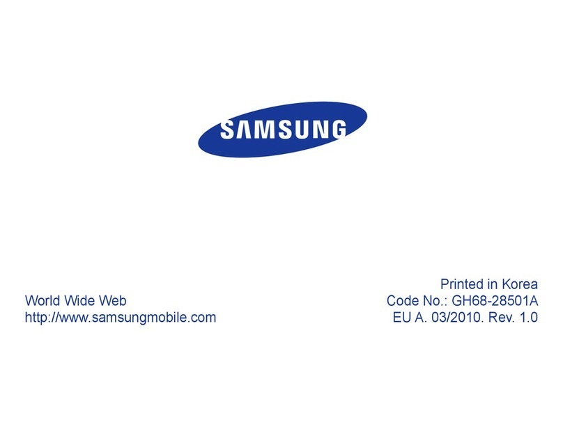 Samsung BWEP570 User manual Samsung BWEP570 User manual
