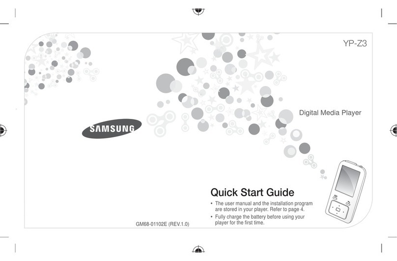 Samsung YP-Z3CP quick start guide