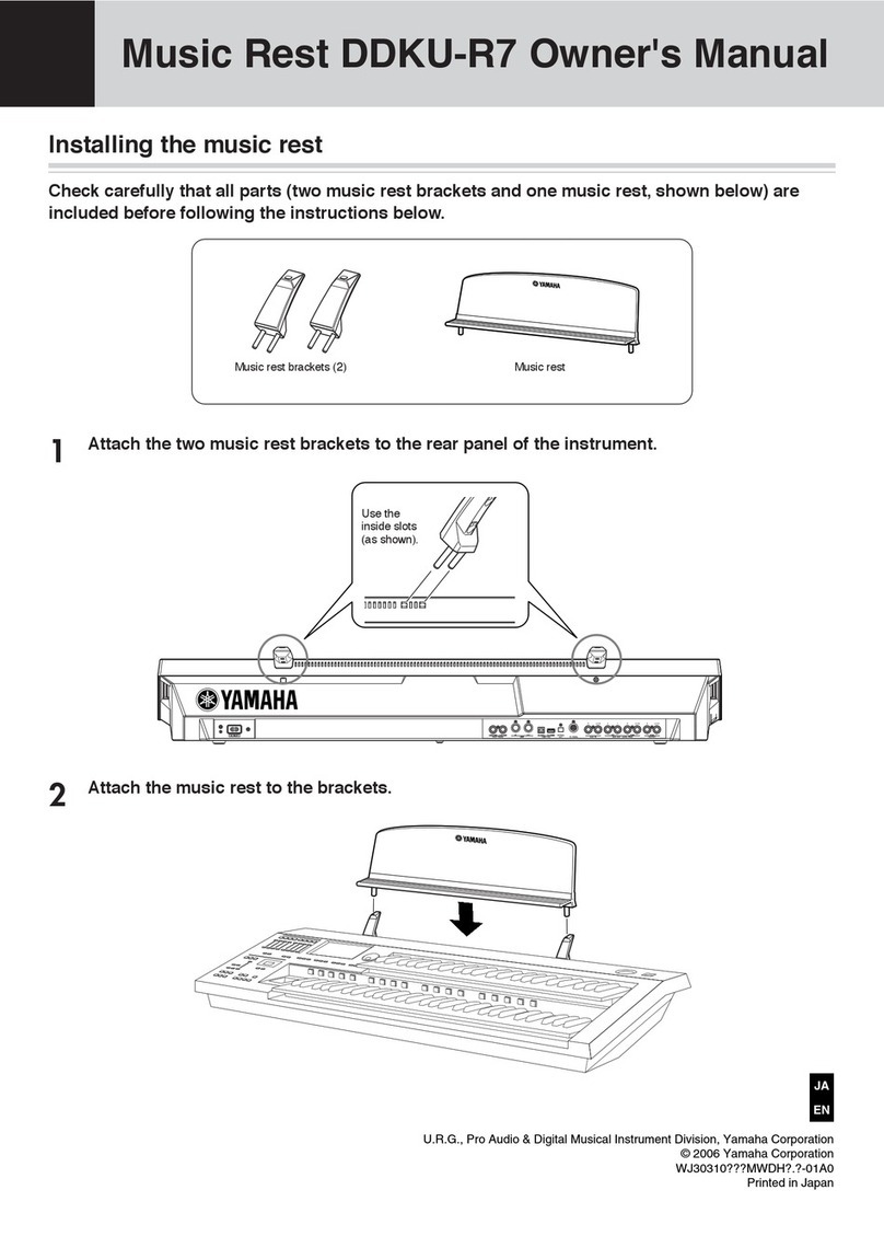 Yamaha DDKU-R7 User manual
