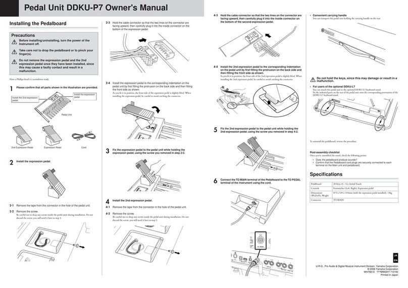 Yamaha DDKU-P7 owner's manual