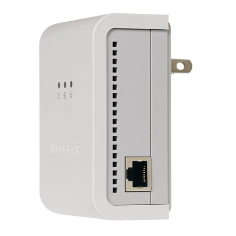 NETGEAR XET1001 - Powerline Network Adapter User manual