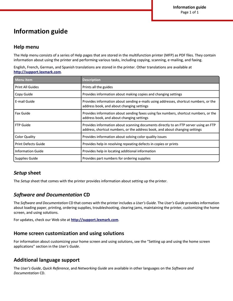 Lexmark CX410 series Technical manual