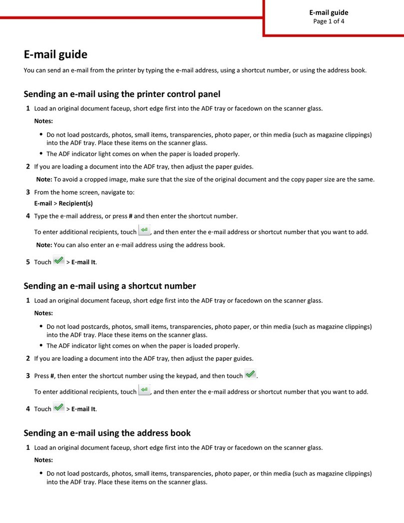 Lexmark CX410 series User manual