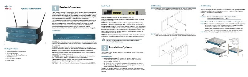 Cisco SA520-K9 - SA 500 Series Security Appliances User manual Cisco SA520-K9 - SA 500 Series Security Appliances User manual