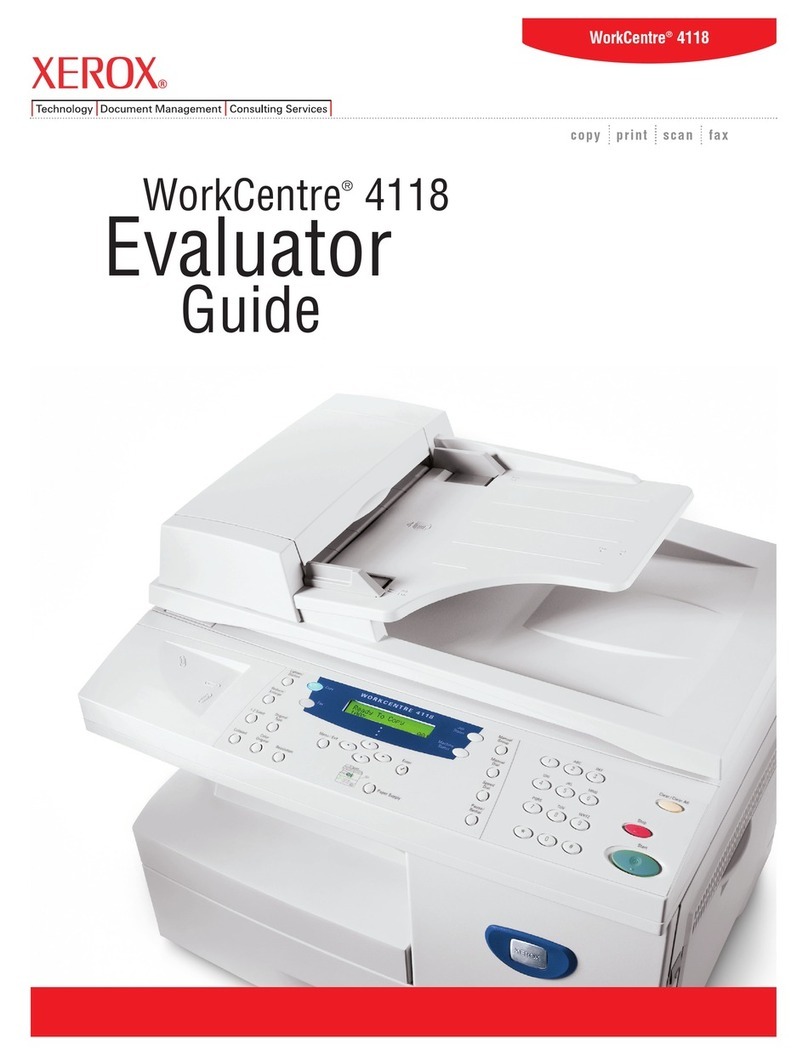 Xerox 4118P - WorkCentre B/W Laser User manual