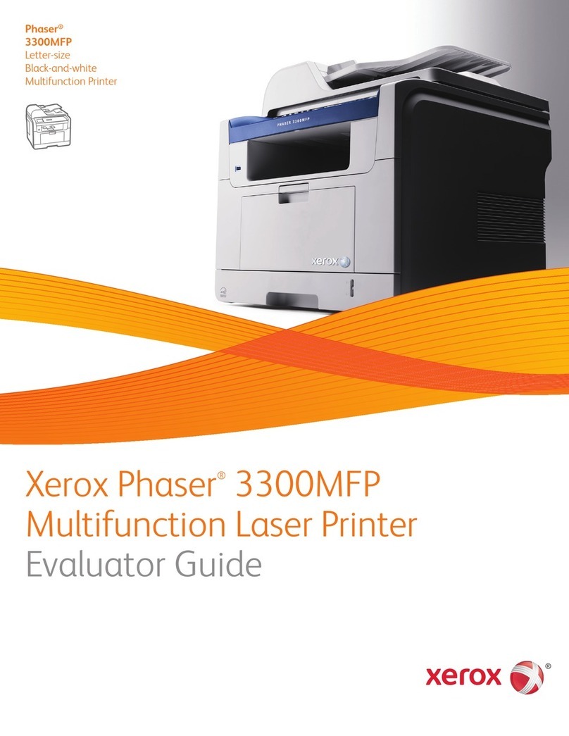 Xerox 3300MFP - Phaser B/W Laser User manual