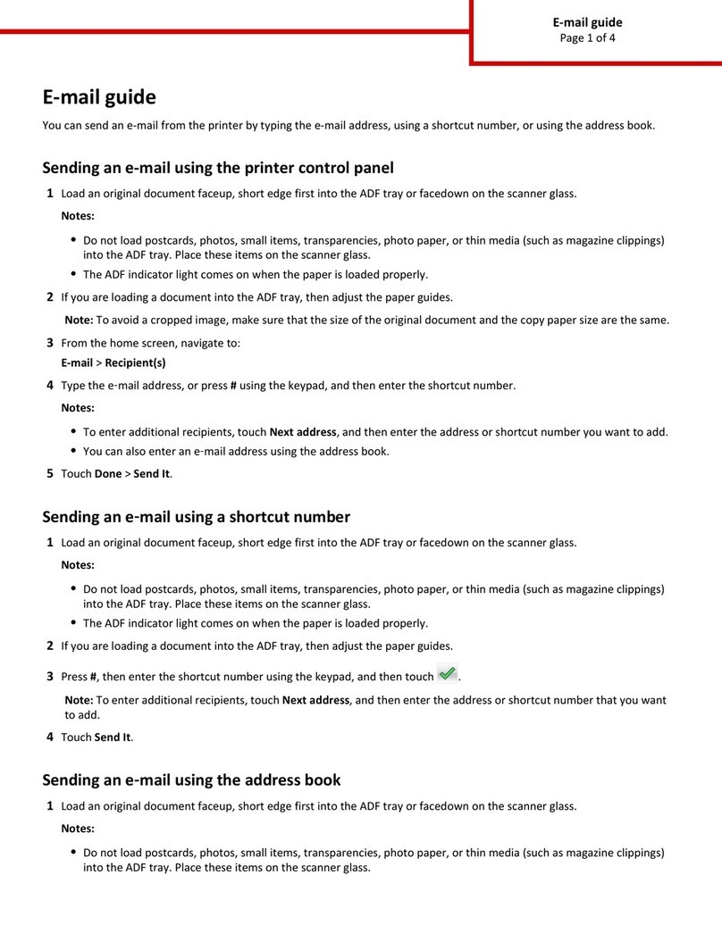 Lexmark CX510 series User manual Lexmark CX510 series User manual