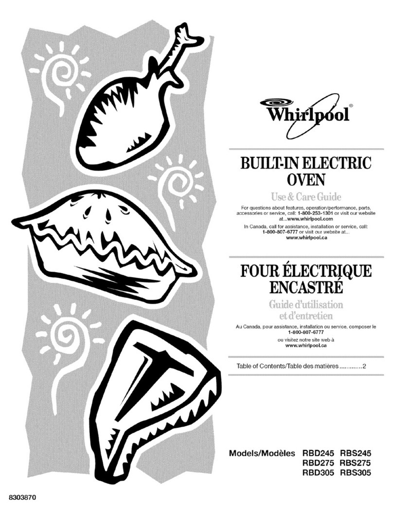 Whirlpool RBD305PRS Use & care guide