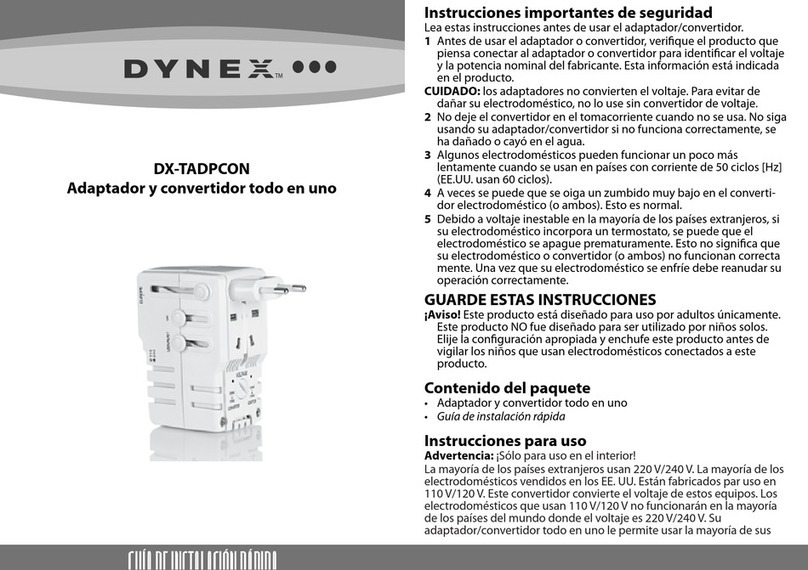 Dynex DX-TADPCON Guía De Instalación Rápida