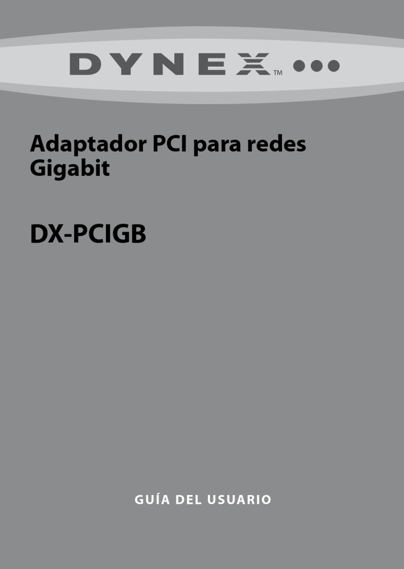Dynex DX-PCIGB User manual