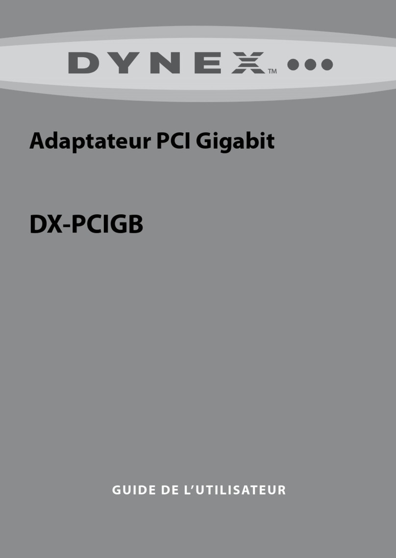 Dynex DX-PCIGB User manual