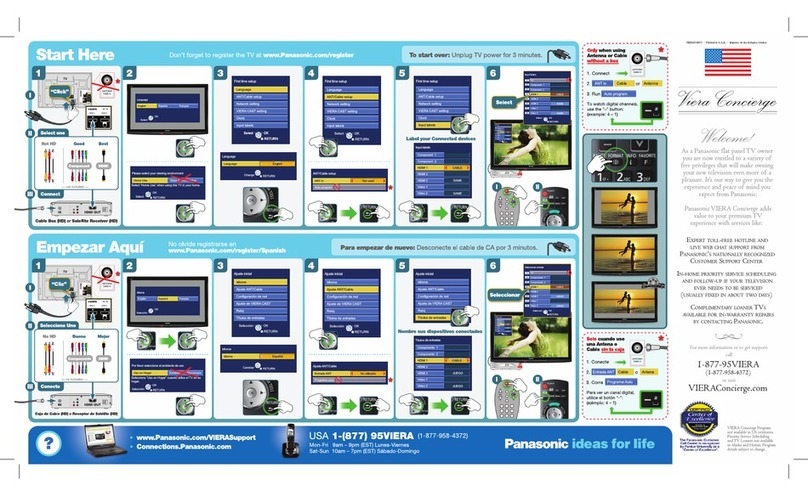 Panasonic TC P50G10 - TC - 49.9" Plasma TV User manual Panasonic TC P50G10 - TC - 49.9" Plasma TV User manual