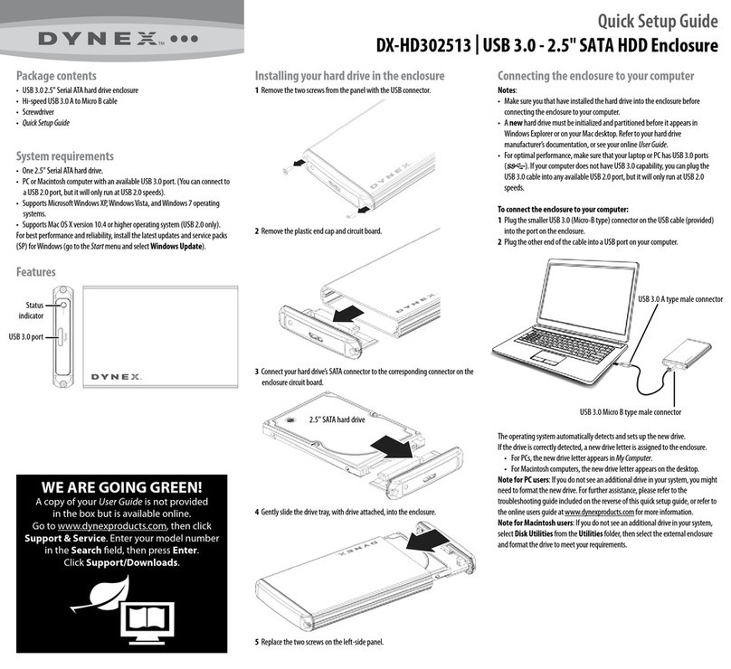 Dynex DX-HD302513 User manual