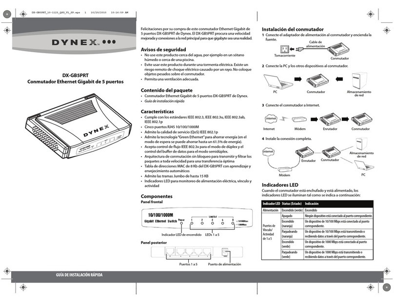 Dynex DX-GB5PRT Quick setup guide